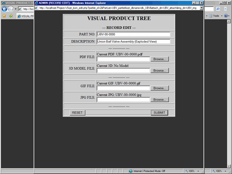 Admin - Edit Form